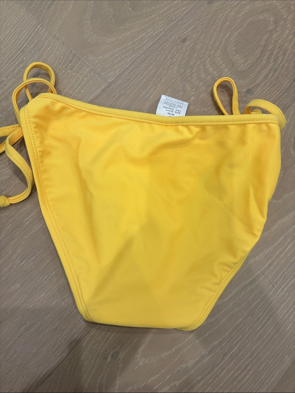 Yellow Ruffle Swim Bottom - Picture 2 of 2